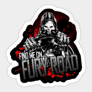 Find me on ... Fury Road - Blood Soaked Variant Sticker